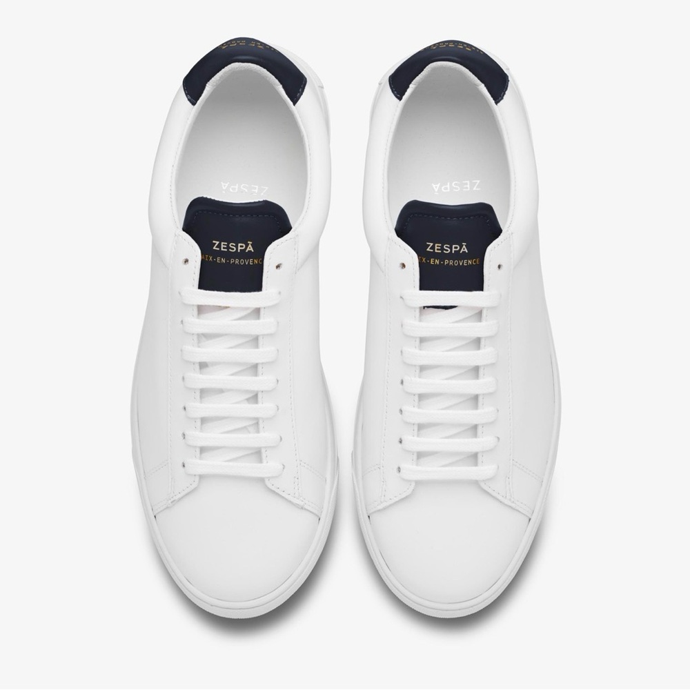 ZESPA Shoes White and Navy Size 11 Mens